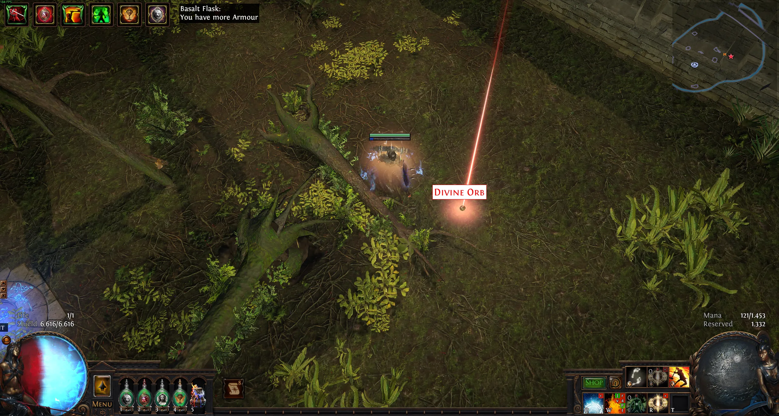 Divine Drop in PoE1 beim grinden