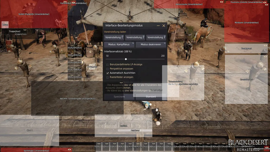 UI ändern in Black Desert Online