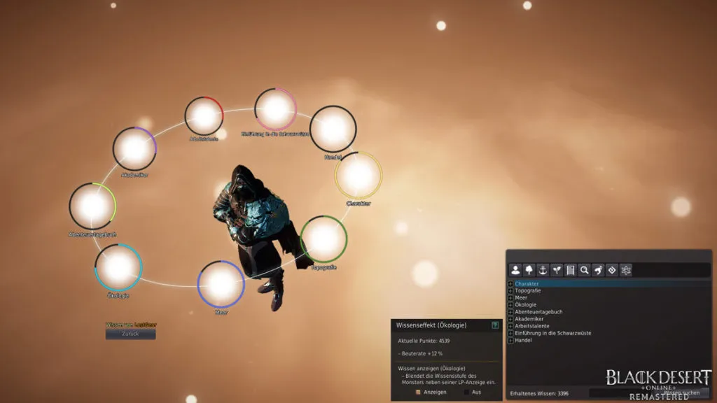 Wissen in Black Desert